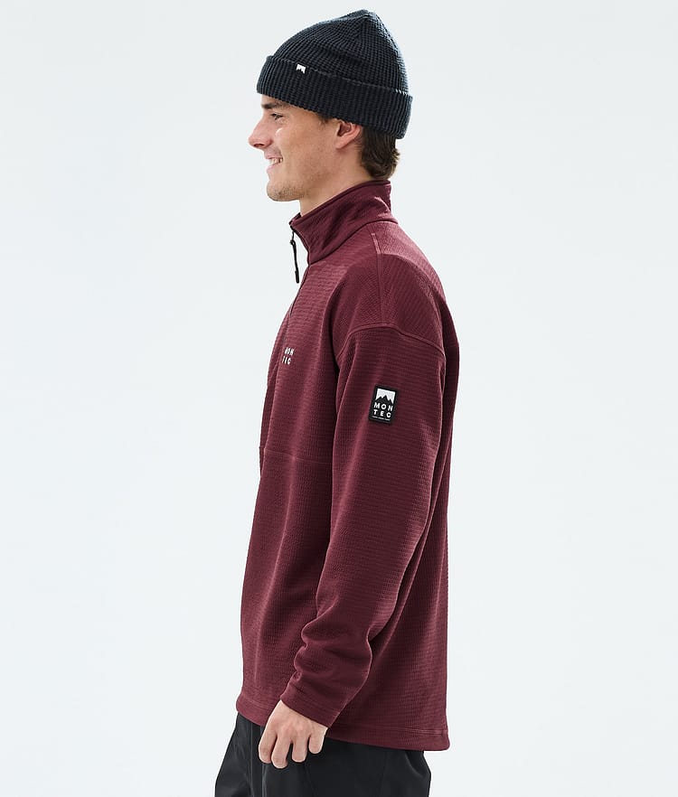 Montec Nova Midlayer Sweater Men Burgundy, Image 5 of 6