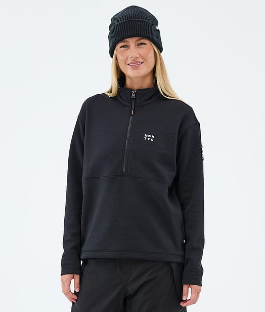 Montec Nova W Pull Couche Intermédiaire Femme Black