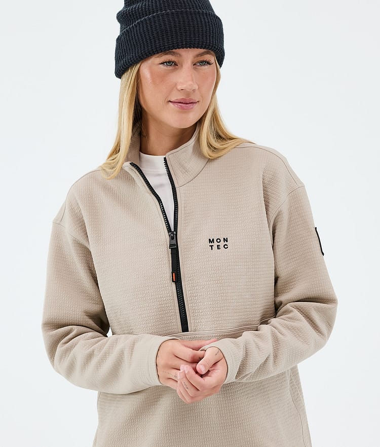 Montec Nova W Bluza Midlayer Kobiety Sand, Image 2 of 6