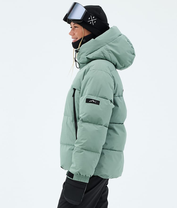 Dope Puffer W Full Zip Chaqueta Esquí Mujer Faded Green, Imagen 5 de 8