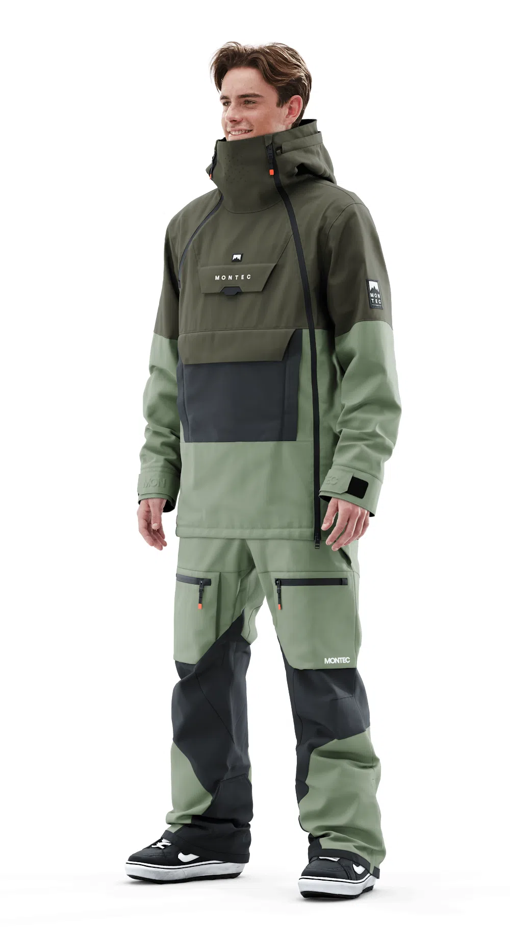 Montec Doom Ski Jacket Men Olive Green/Black/Greenish | Ridestore.com