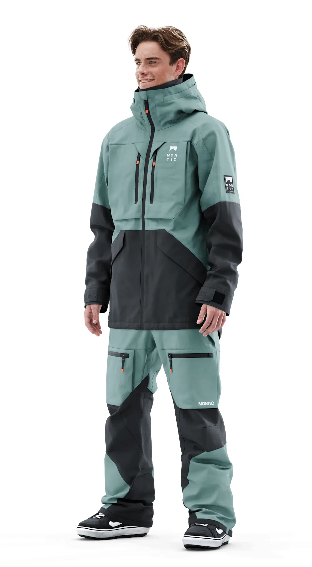 Montec Arch Ski Jacket Men Atlantic/Black | Ridestore.com