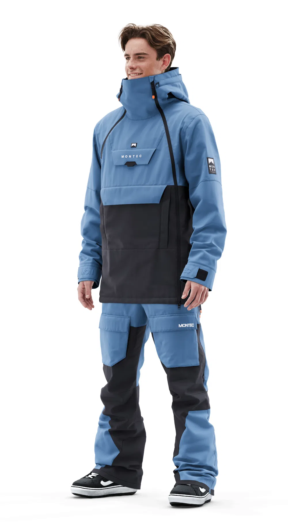 MONTEC Doom スノーボードジャケット l Blue/Black Montec Doom Ski Jacket Men Metal Blue/Black | Montecwear.com