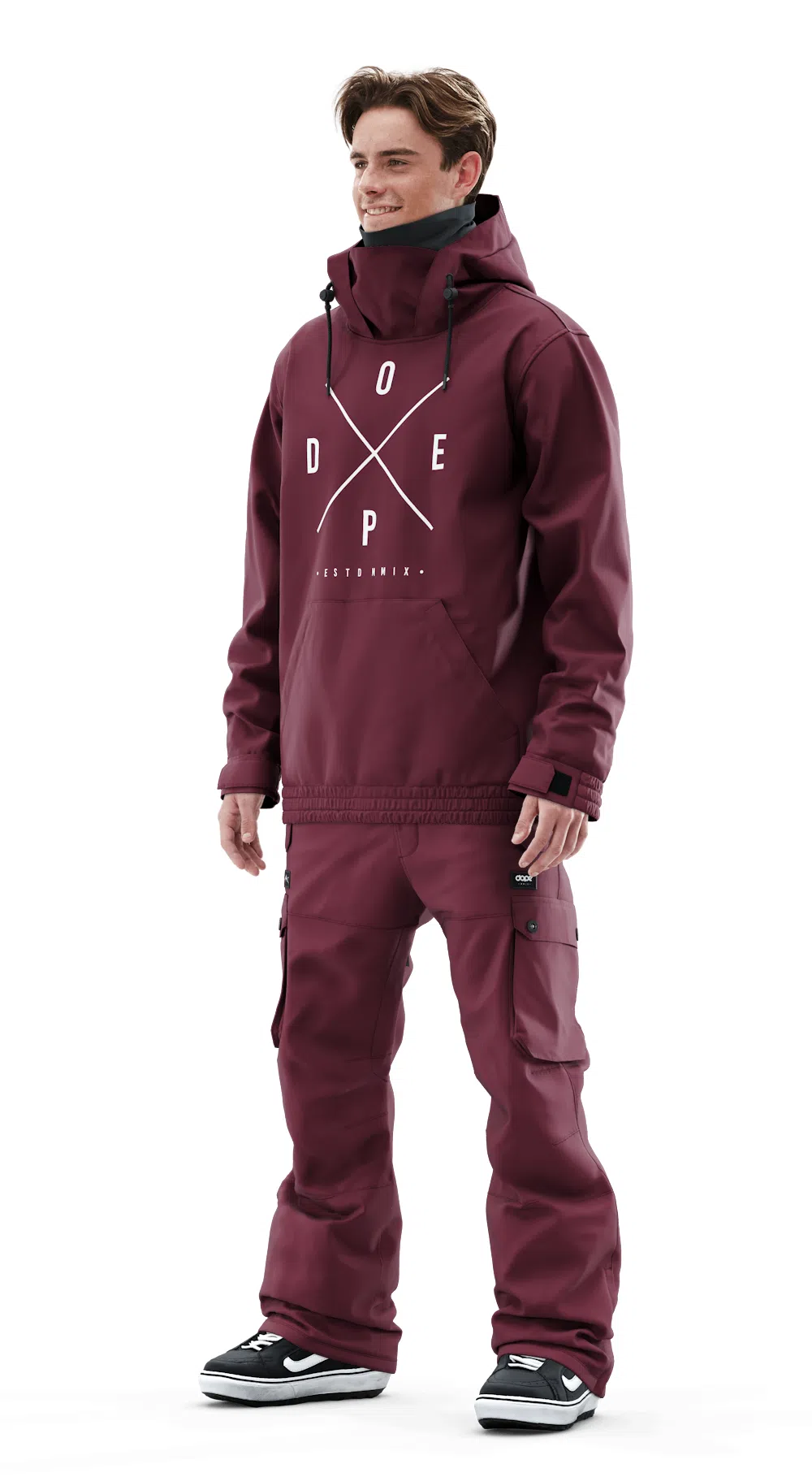 Dope Yeti Ski Jacket Men 2X-Up Burgundy | Ridestore.com