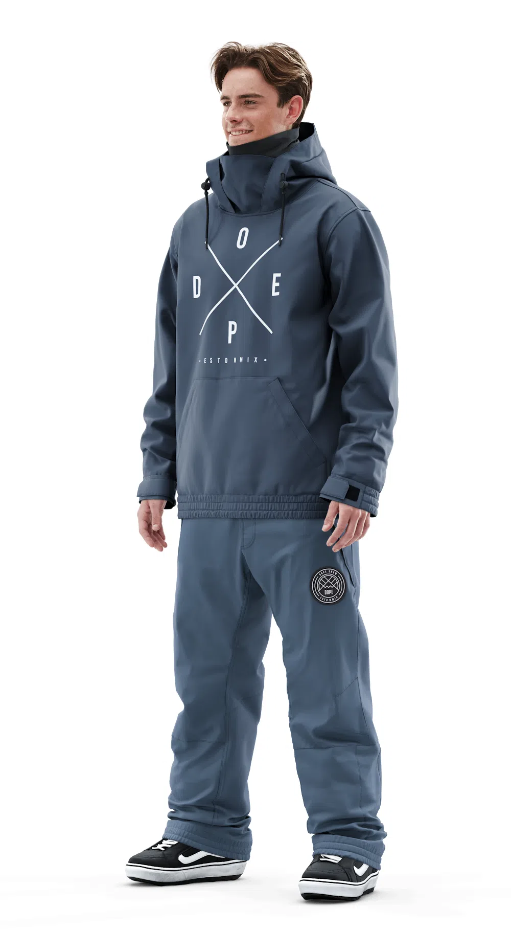 P.RHYTHM P.YETI JACKET、NAUGHTY BIB 150 Dope Yeti Snowboard Jacket Men 2X-Up Metal Blue | Ridestore.com