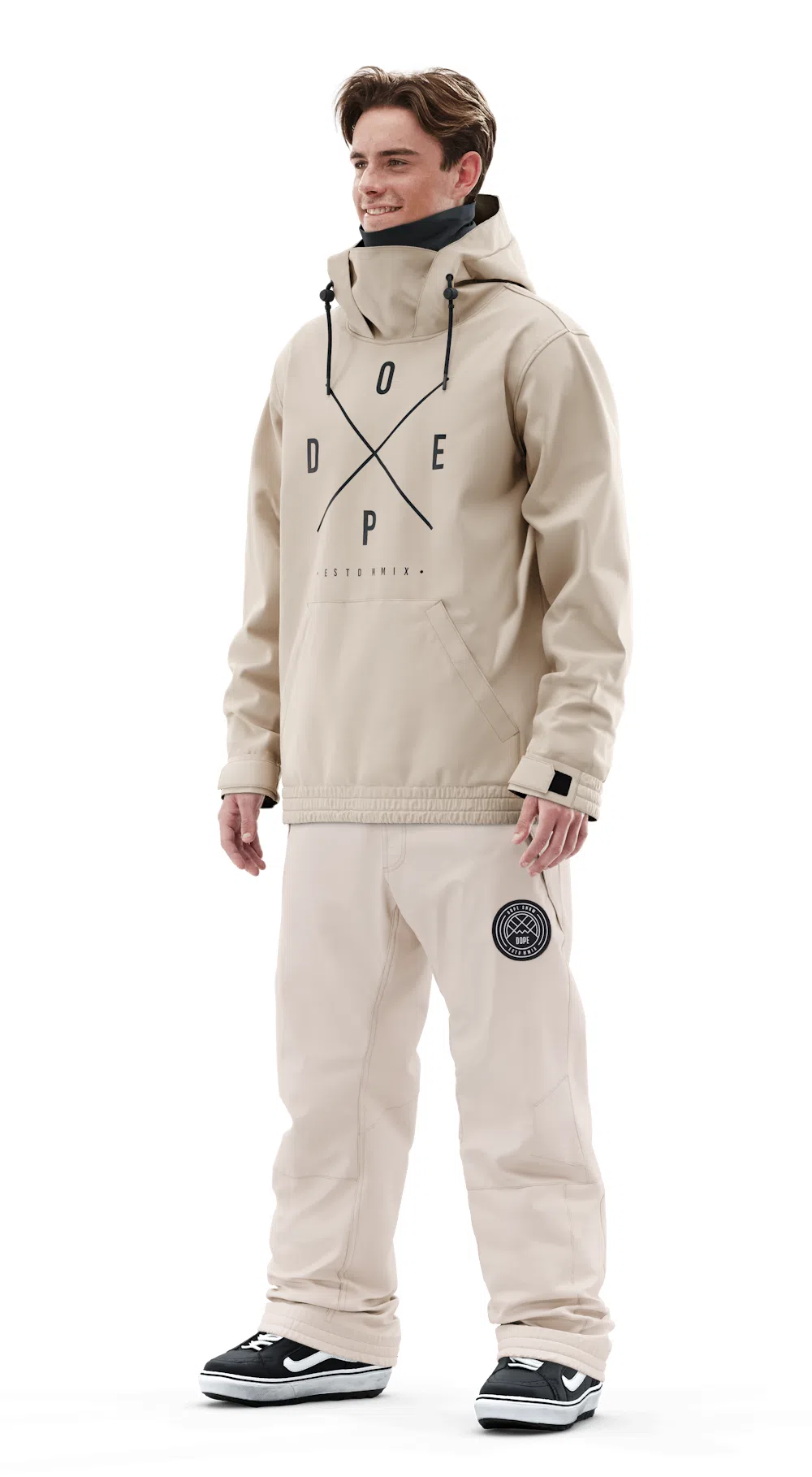 Dope Yeti Snowboard Jacket Men 2X-Up Sand | Ridestore.com