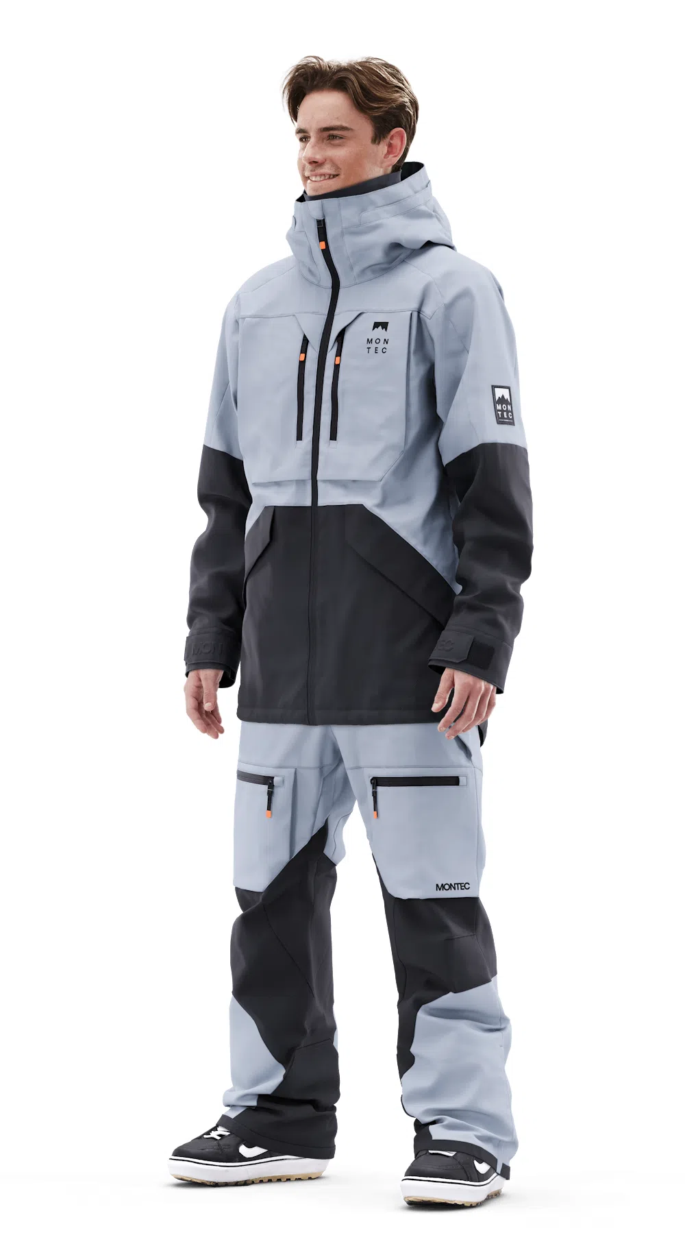 MONTEC スノーウェア size: L Montec Arch Snowboard Jacket Men Soft Blue/Black | Ridestore.com