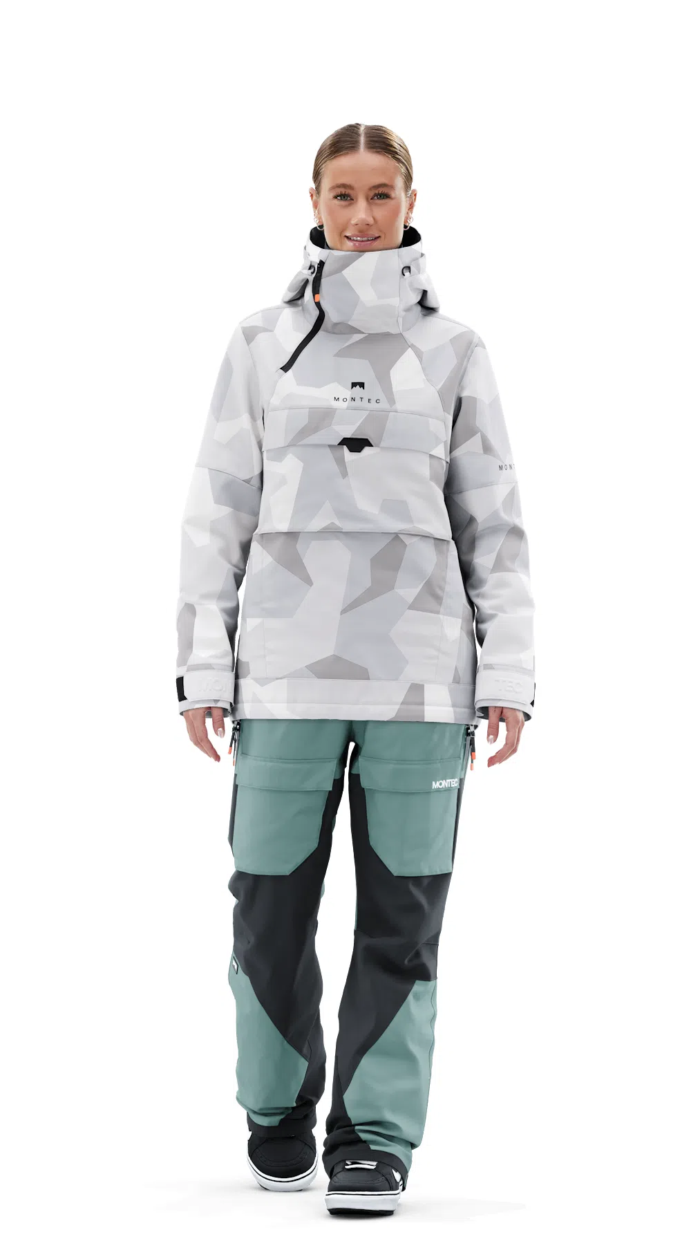 4f Womens Camo Ski Jacket Montec Camo Skijacke Montec Dune W