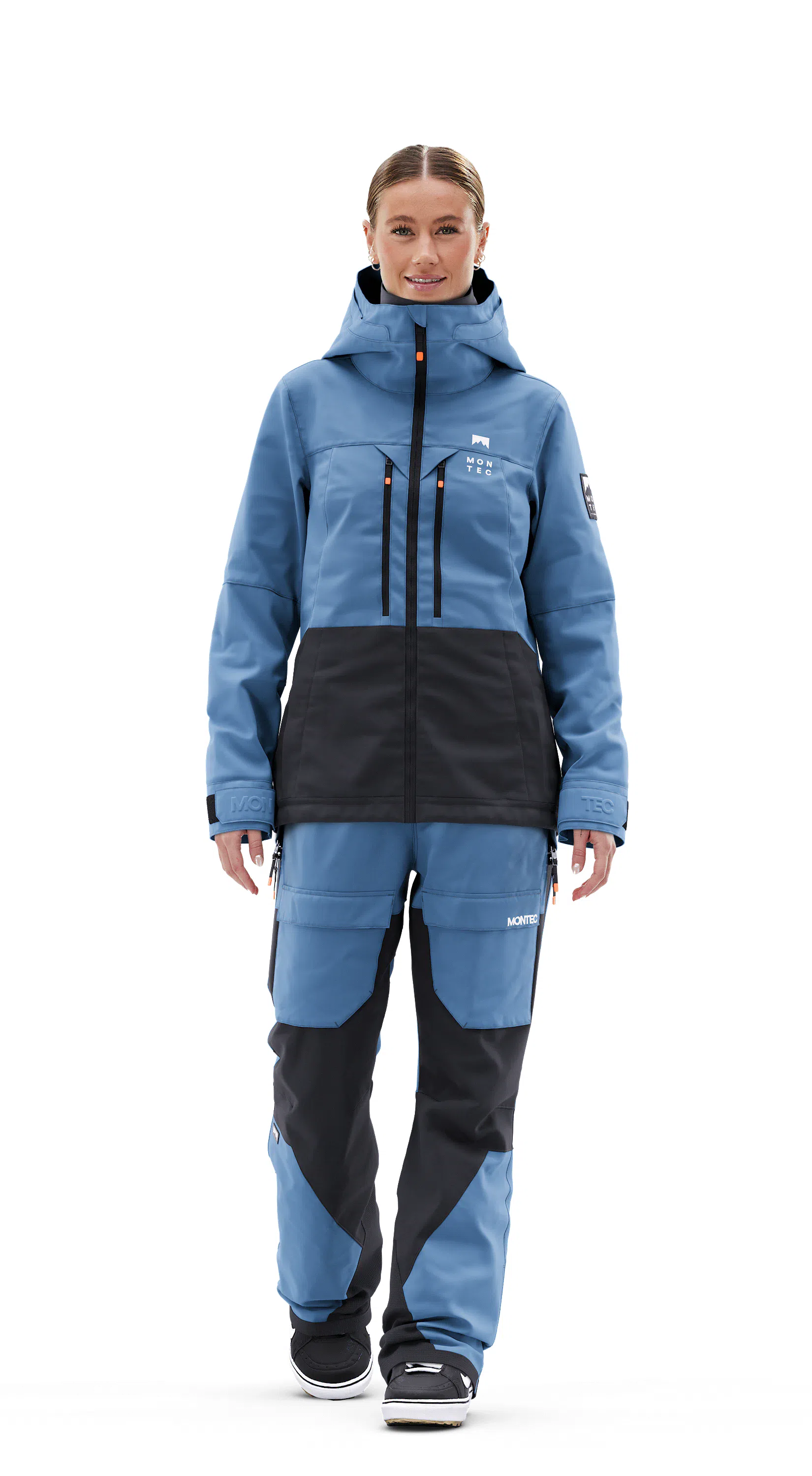 Montec Moss W Snowboard Jacket Women Blue Steel/Black | Ridestore.com