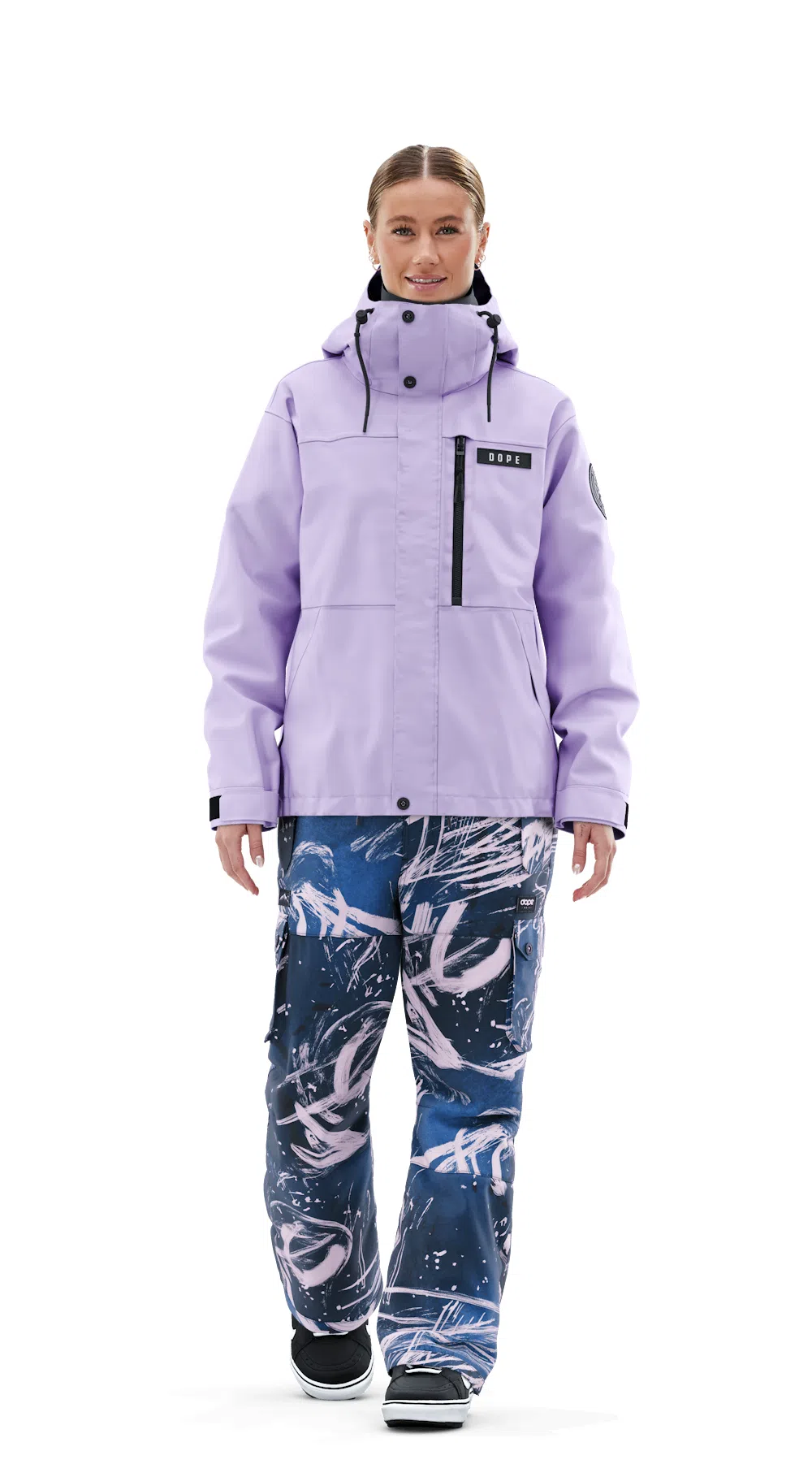 Dope Blizzard W Full Zip Snowboard Jacket Women Faded Violet