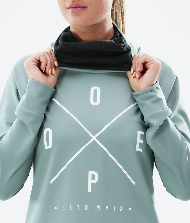 Dope Snuggle W 21 Top Termiczny Kobiety 2X-Up Faded Green, Zdjęcie 6 z 6