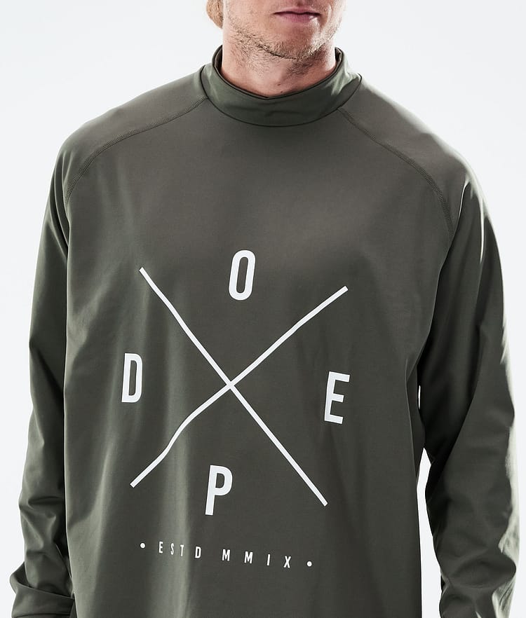 Dope Snuggle 21 Top Termiczny Mężczyźni 2X-Up Olive Green, Zdjęcie 5 z 6