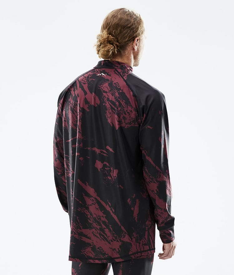Dope Snuggle Top Termiczny Mężczyźni 2X-Up Paint Burgundy, Zdjęcie 2 z 6