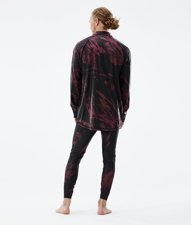 Dope Snuggle Top Termiczny Mężczyźni 2X-Up Paint Burgundy, Zdjęcie 4 z 6