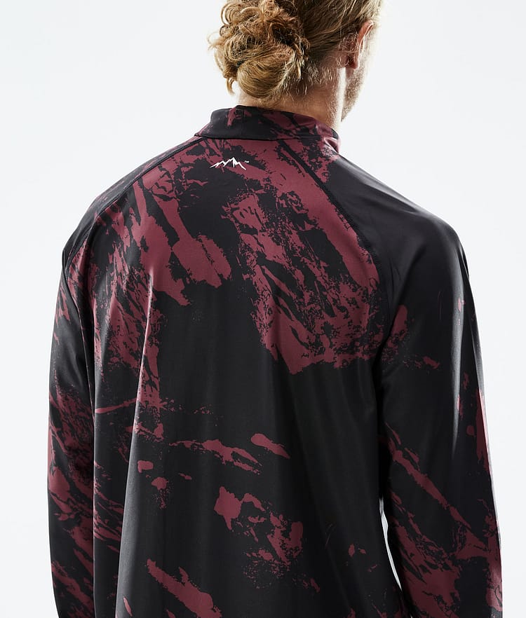 Dope Snuggle Top Termiczny Mężczyźni 2X-Up Paint Burgundy, Zdjęcie 6 z 6