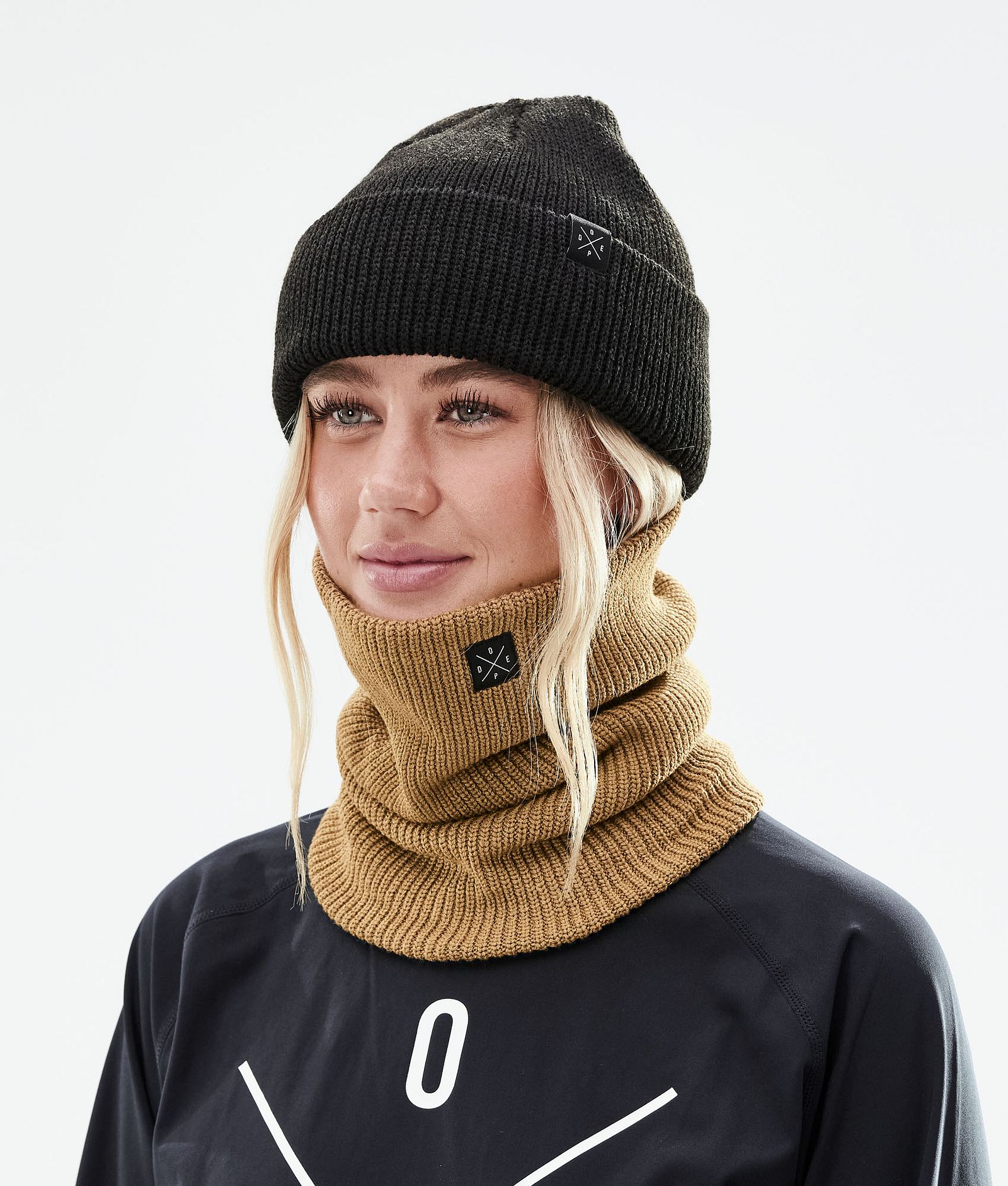 Dope 2X-UP Knitted Facemask Gold, Image 3 of 3
