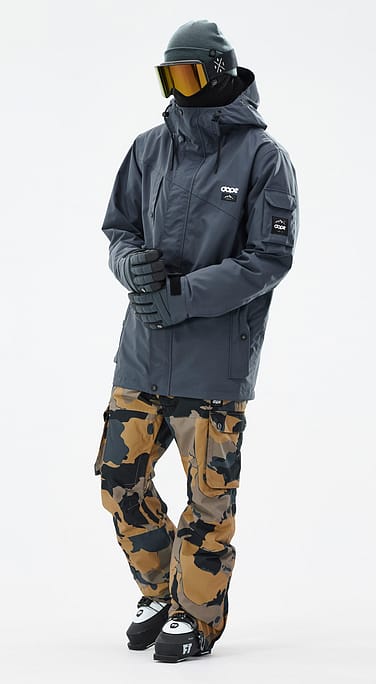 Dope Adept Outfit de Esquí Hombre Metal Blue/Walnut Camo