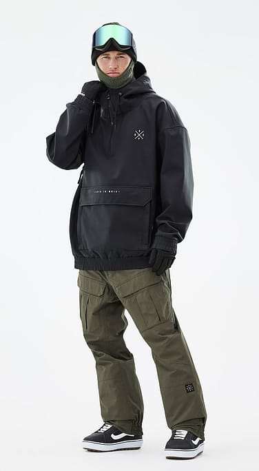 Dope Cyclone Snowboard Outfit Heren Black/Olive Green