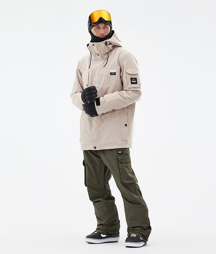 Dope Adept Snowboard Outfit Men Sand/Olive Green