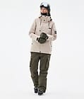 Dope Adept W Ski Outfit Dames Sand/Olive Green, Image 1 of 2