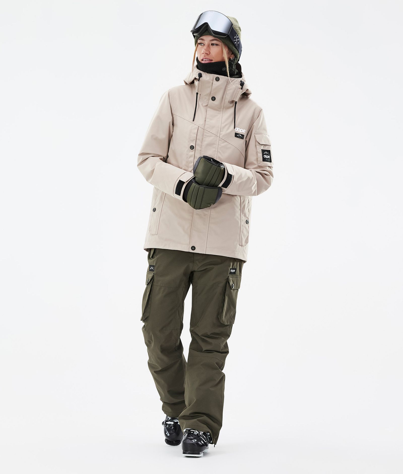 Dope Adept W Outfit Ski Femme Sand/Olive Green, Image 1 of 2