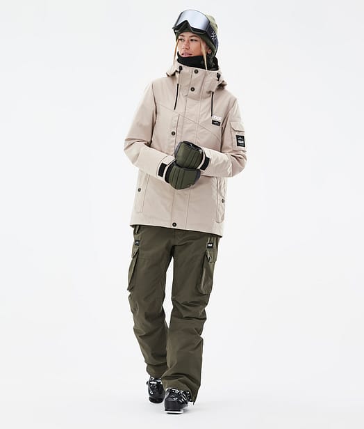 Dope Adept W Lyžařský Outfit Sand/Olive Green