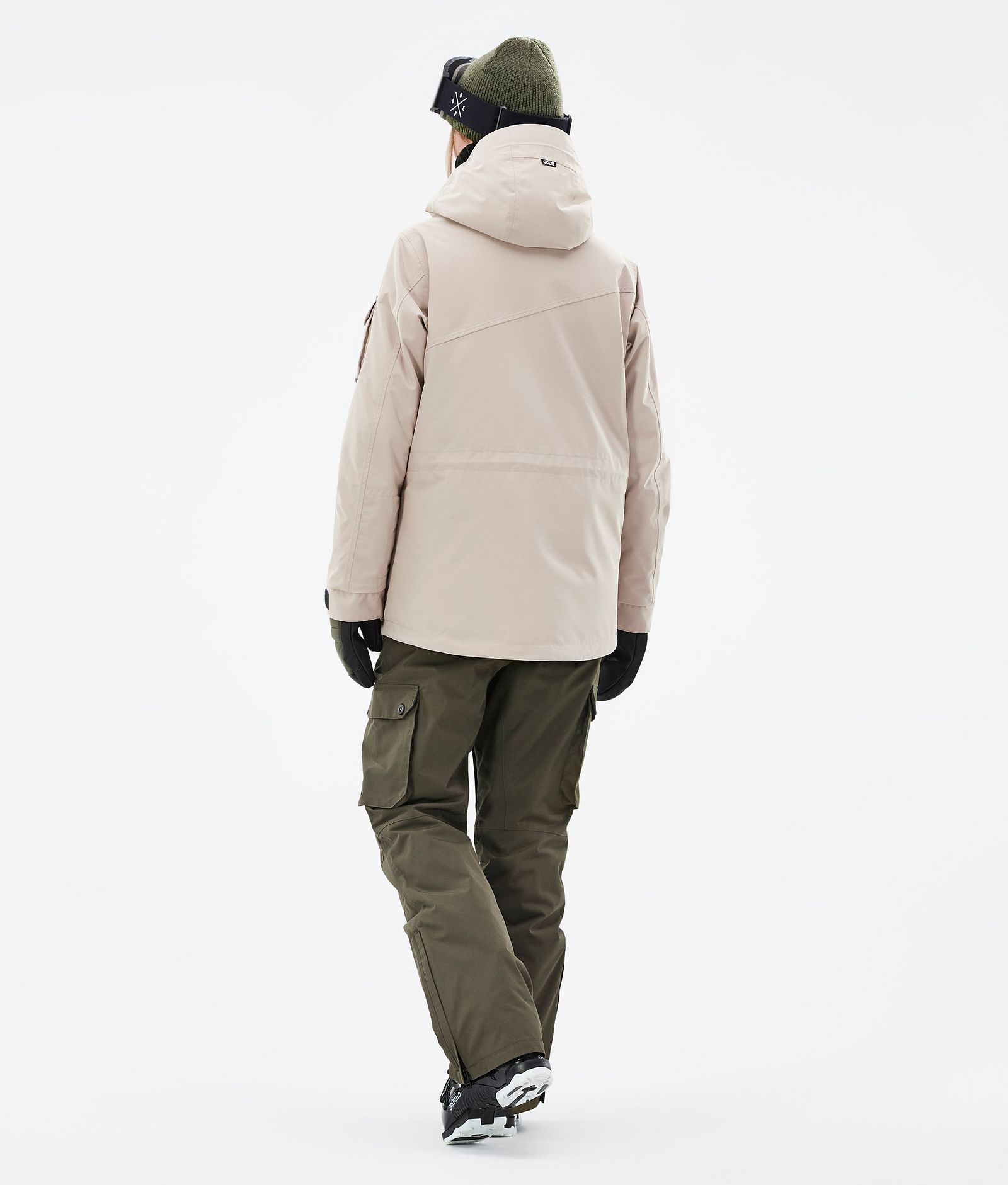 Dope Adept W Ski Outfit Dames Sand/Olive Green