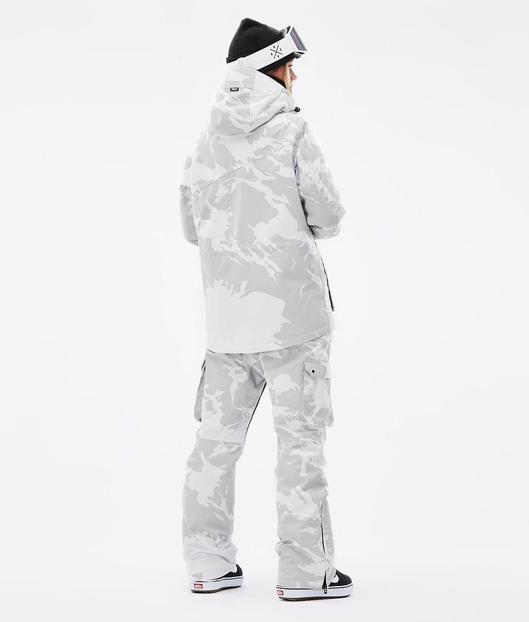 Dope Adept W Snowboard Outfit Dame Grey Camo