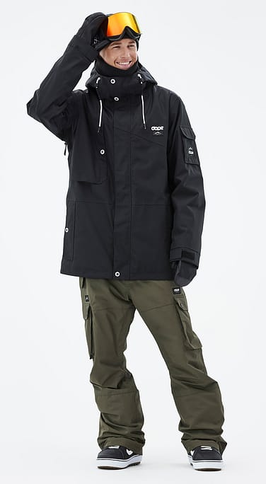 Dope Adept Snowboardový Outfit Pánské Black/Olive Green