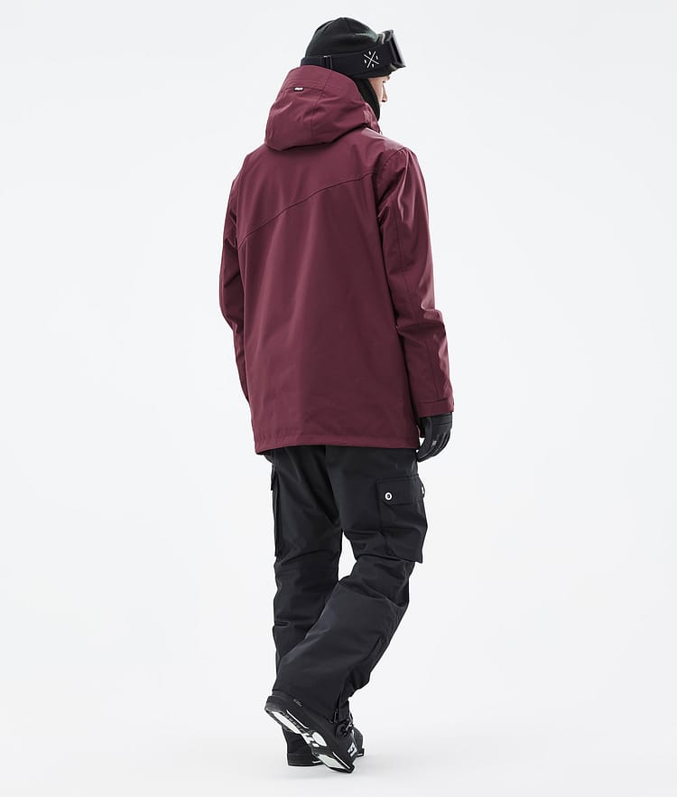 Dope Adept Ski Outfit Heren Burgundy/Black, Image 2 of 2