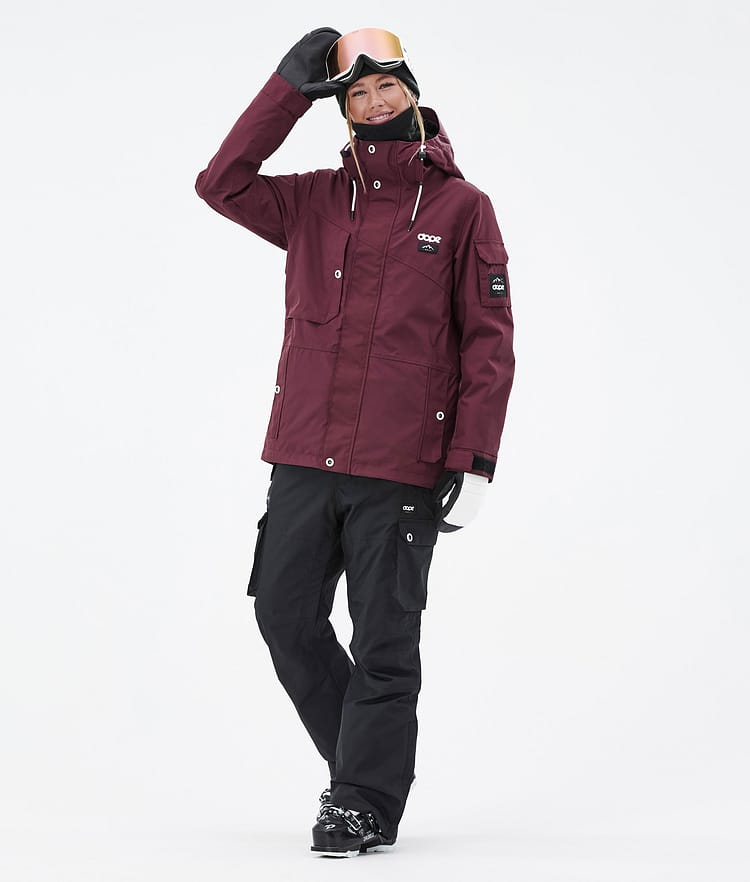 Dope Adept W Ski Outfit Dames Burgundy/Black, Image 1 of 2