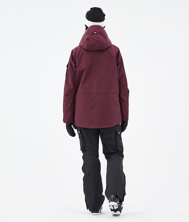 Dope Adept W Outfit Sci Donna Burgundy/Black