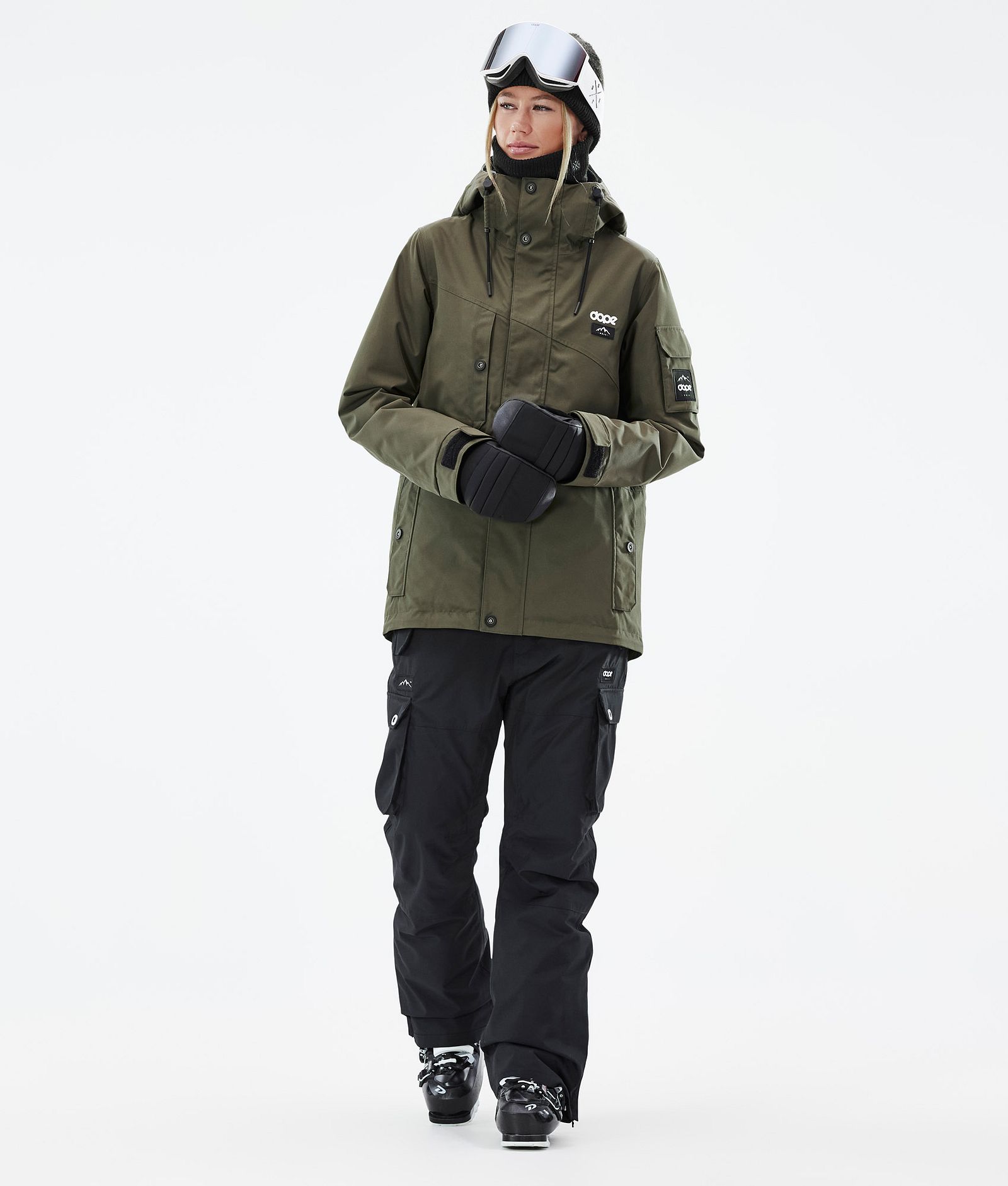 Dope Adept W Ski Outfit Women Olive Green/Black