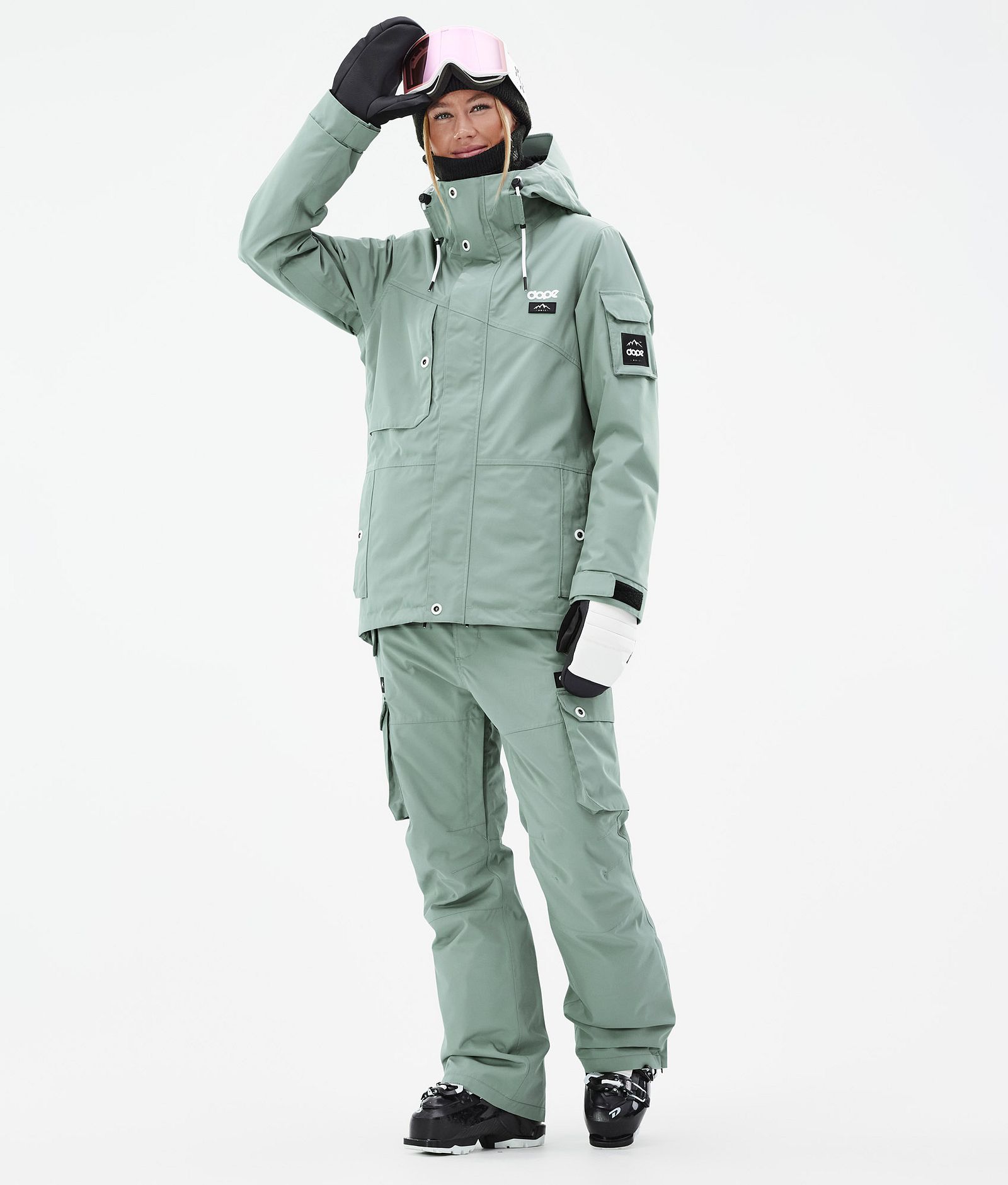 Dope Adept W Ski Outfit Dames Faded Green, Image 1 of 2