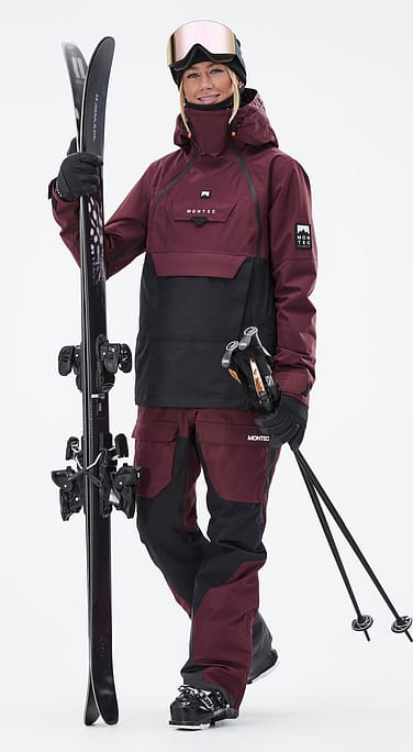 Montec Doom W Outfit de Esquí Mujer Burgundy/Black