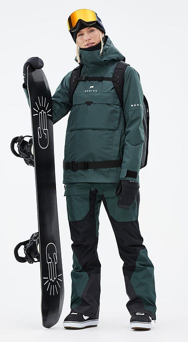 Montec Dune W Outfit Snowboardowy Kobiety Dark Atlantic/Black