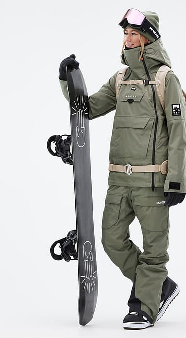 Montec Doom W Outfit Snowboardowy Kobiety Greenish