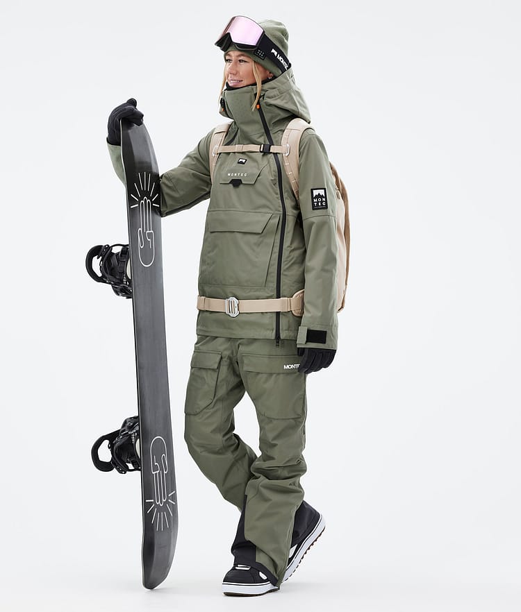 Montec Doom W Snowboard Outfit Women Greenish