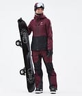 Montec Moss W Outfit de Snowboard Mujer Burgundy/Black, Image 1 of 2