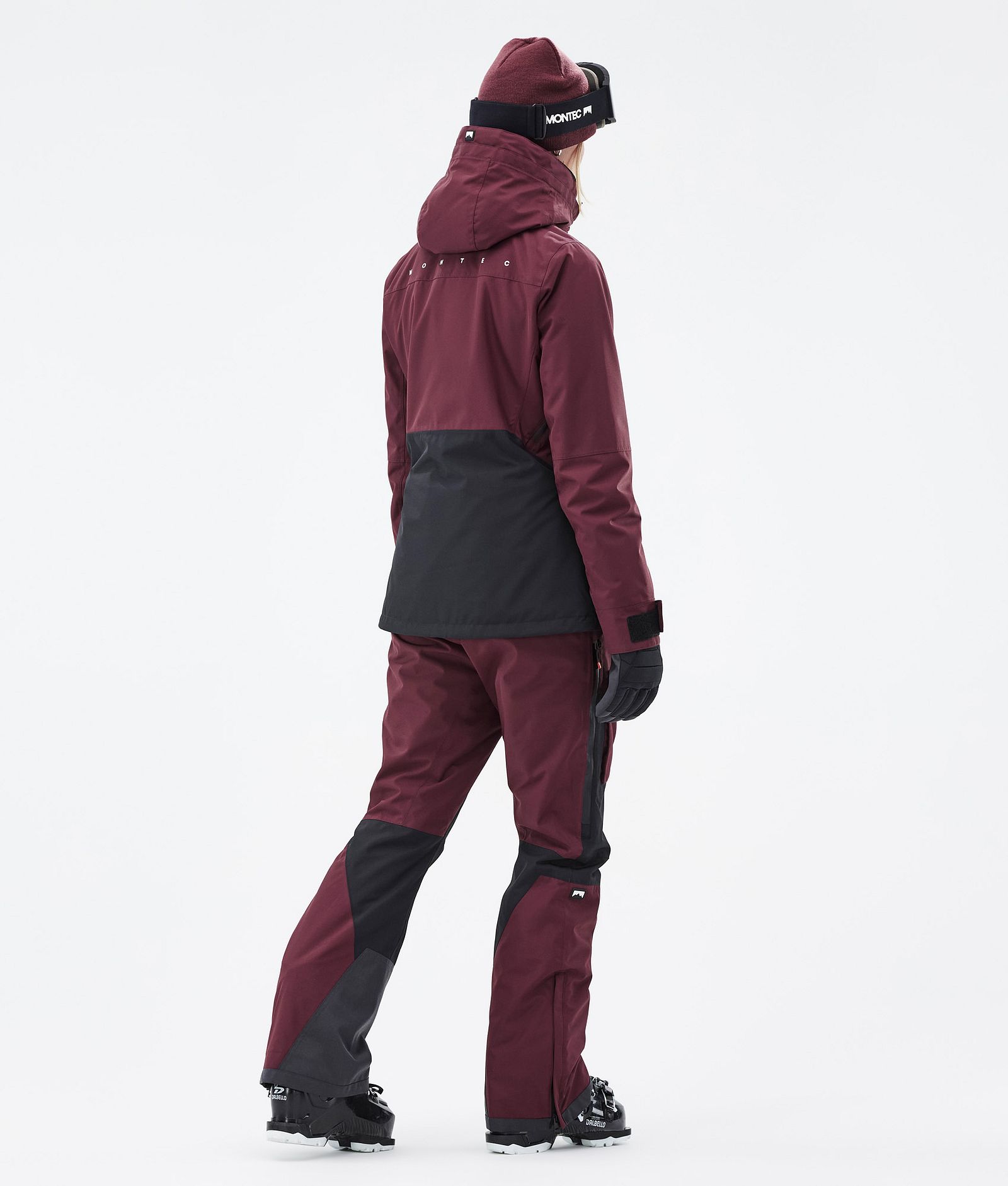 Montec Moss W Outfit Ski Femme Burgundy/Black, Image 2 of 2