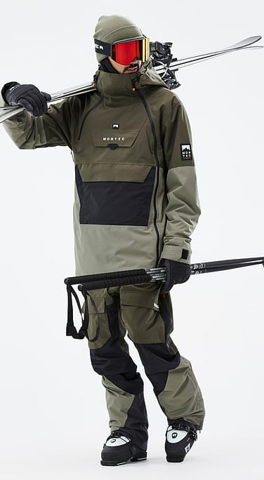 Montec Doom Outfit Ski Homme Olive Green/Black/Greenish