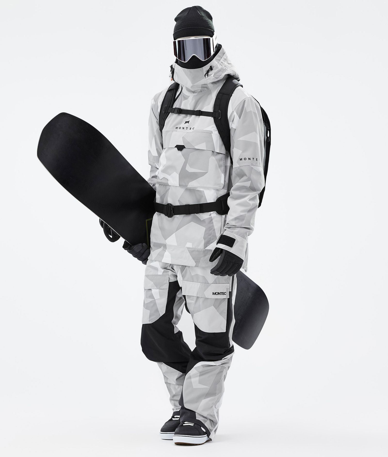 Montec Dune Outfit Snowboardowy Mężczyźni Snow Camo