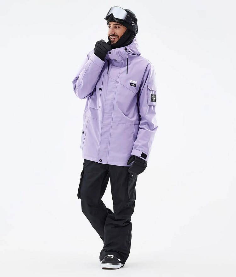 Dope Adept Snowboard Outfit Men Faded Violet/Blackout