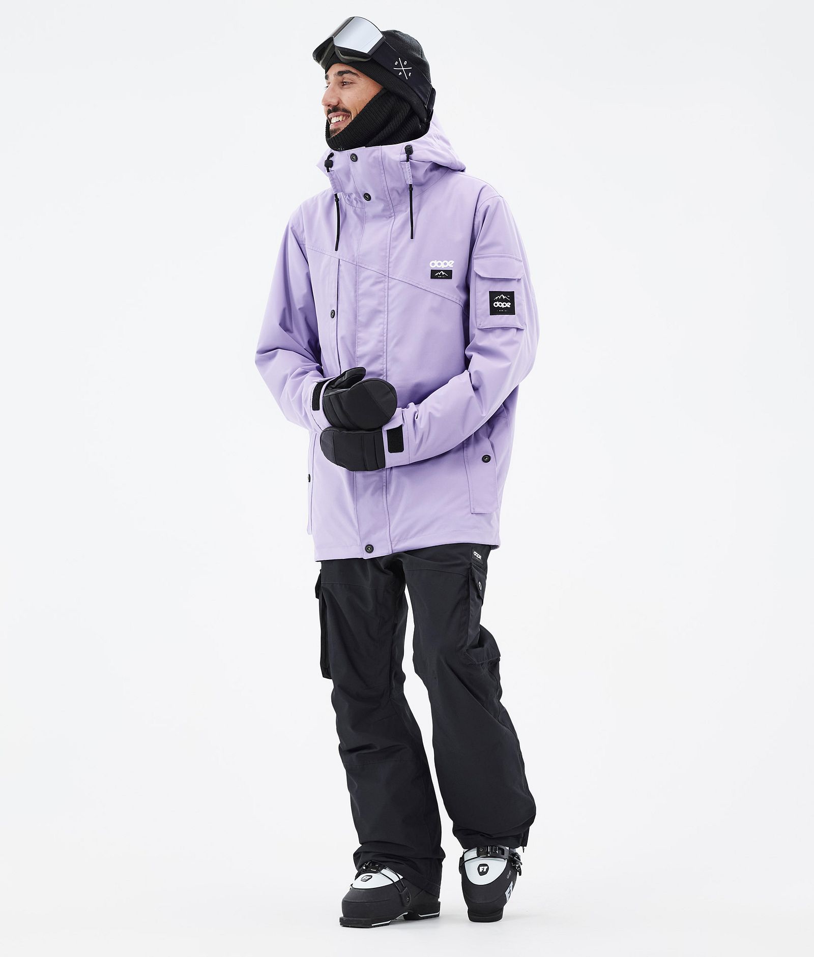 Dope Adept Ski Outfit Heren Faded Violet/Blackout