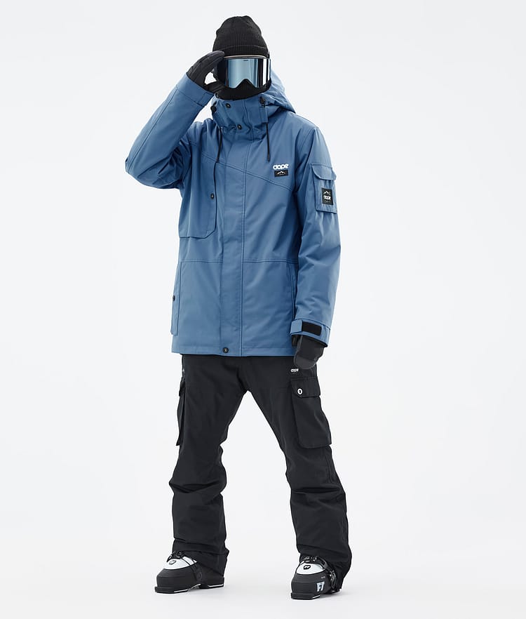 Dope Adept Ski Outfit Heren Blue Steel/Black