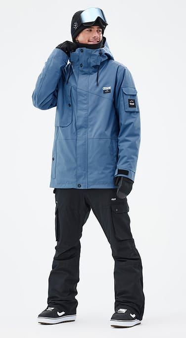 Dope Adept Snowboard Outfit Men Blue Steel/Blackout