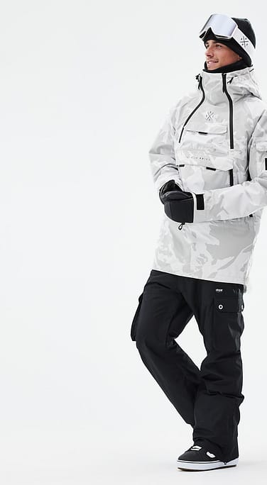 Dope Akin Snowboard Outfit Herren Grey Camo/Black