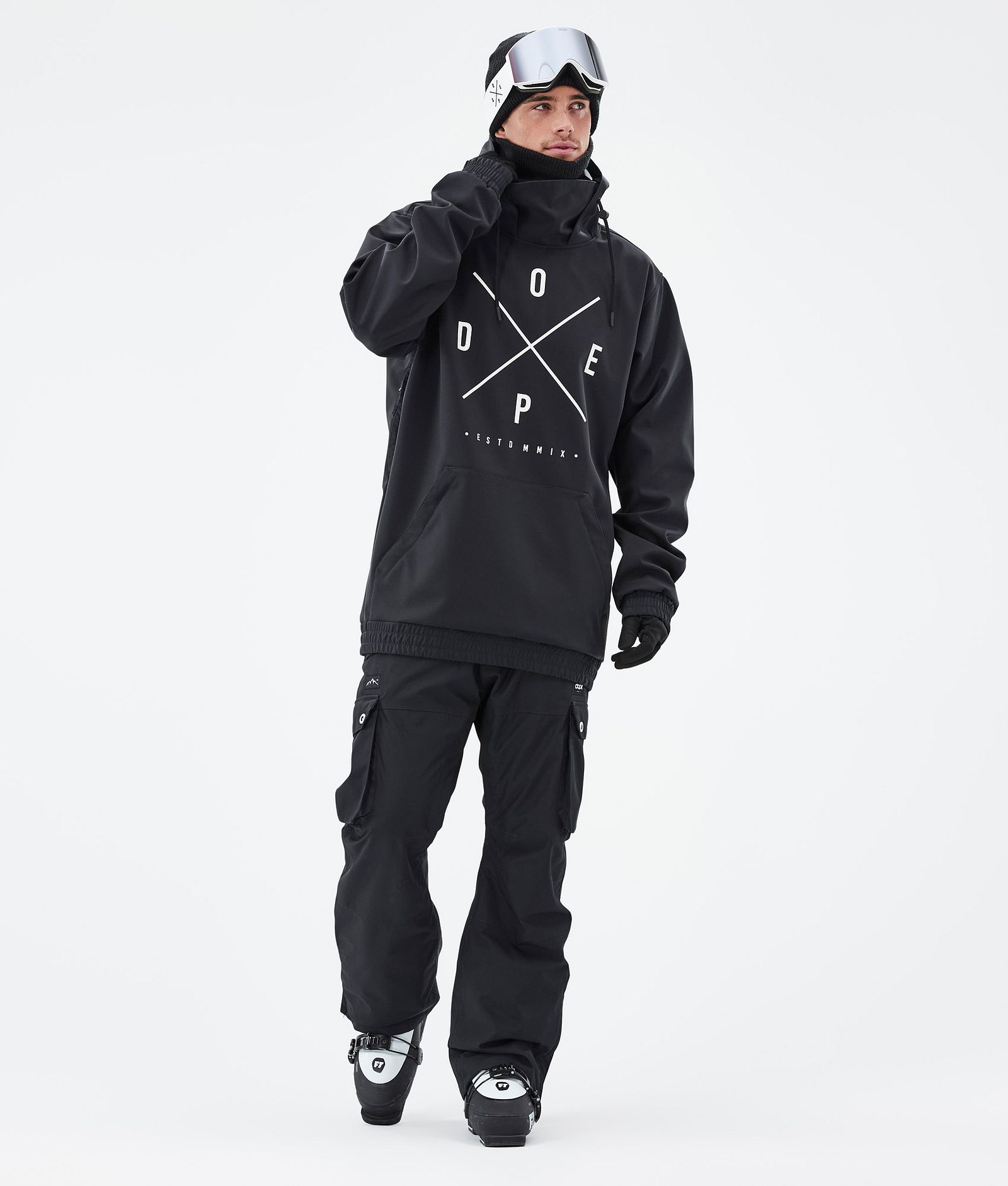 Dope Yeti Ski Outfit Heren Black/Black