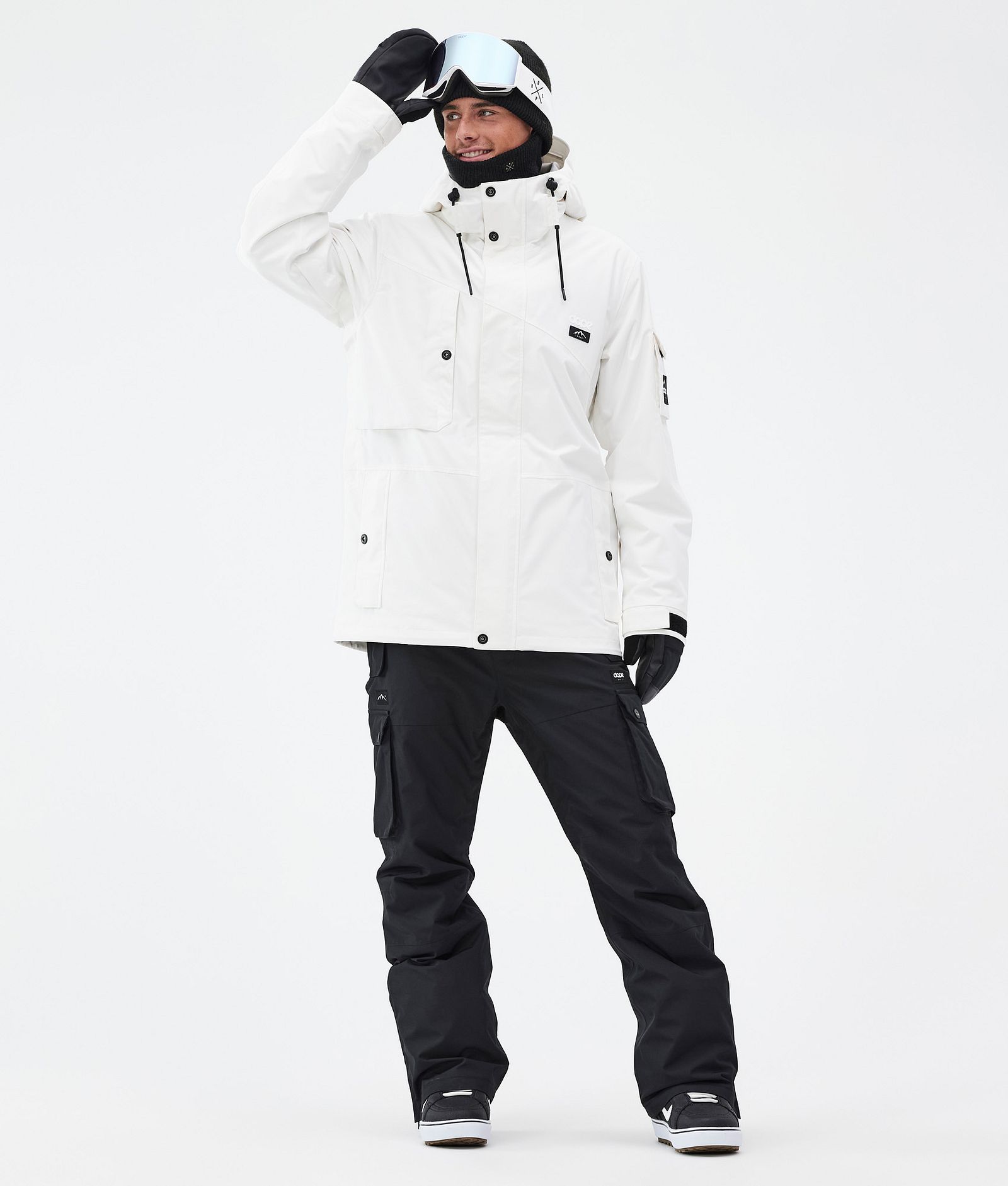 Dope Adept Outfit Snowboardowy Mężczyźni Old White/Blackout