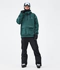 Dope Cyclone Ski Outfit Herre Bottle Green/Blackout